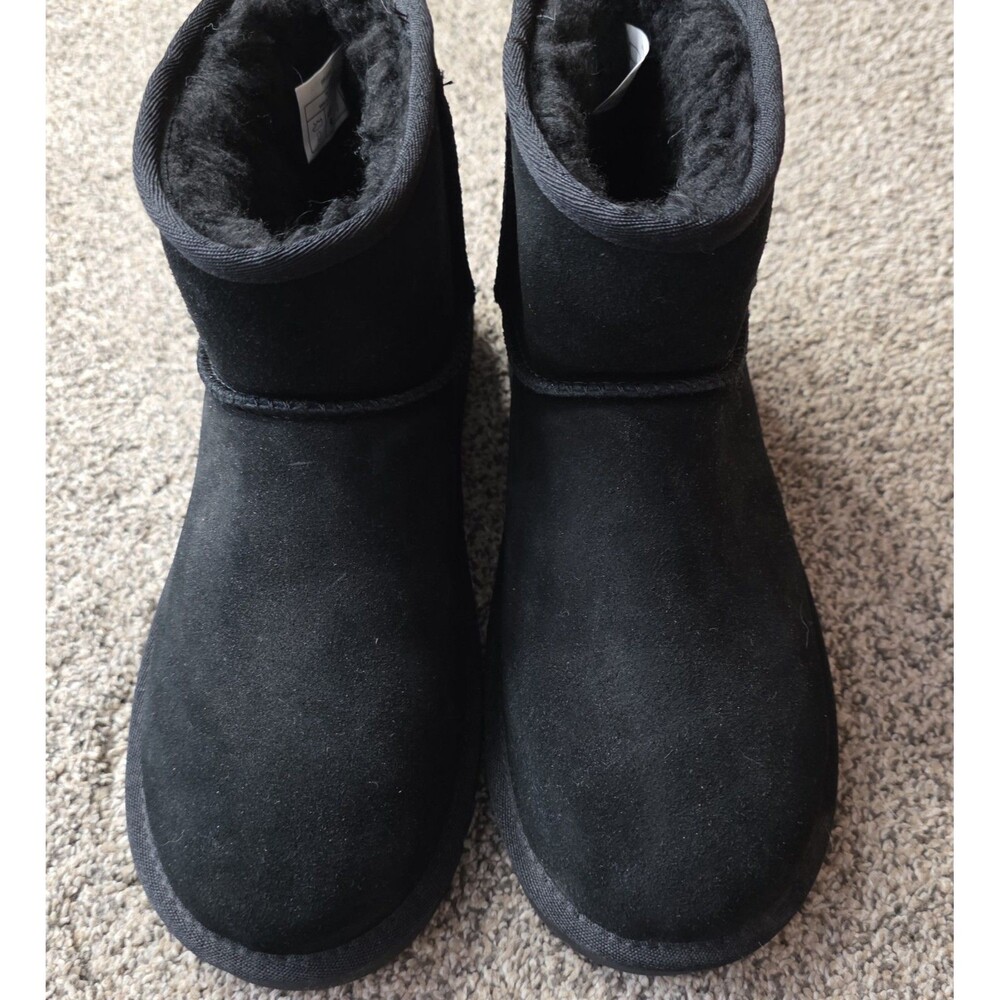 UGG Koolaburra Koola Mini II Boot Short Size 8 Black NWOT Warm Trendy Chunky - Picture 4 of 10